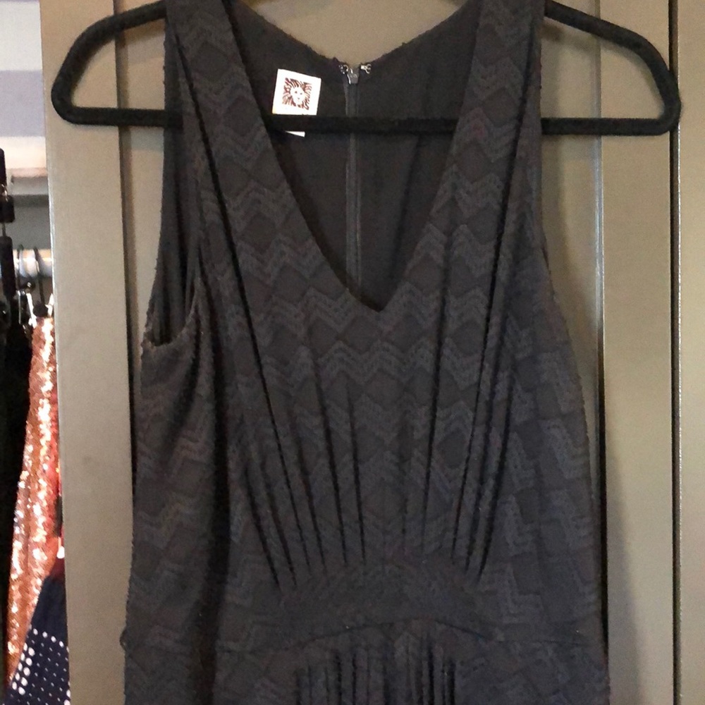 Black Ann Klein Maxi Dress